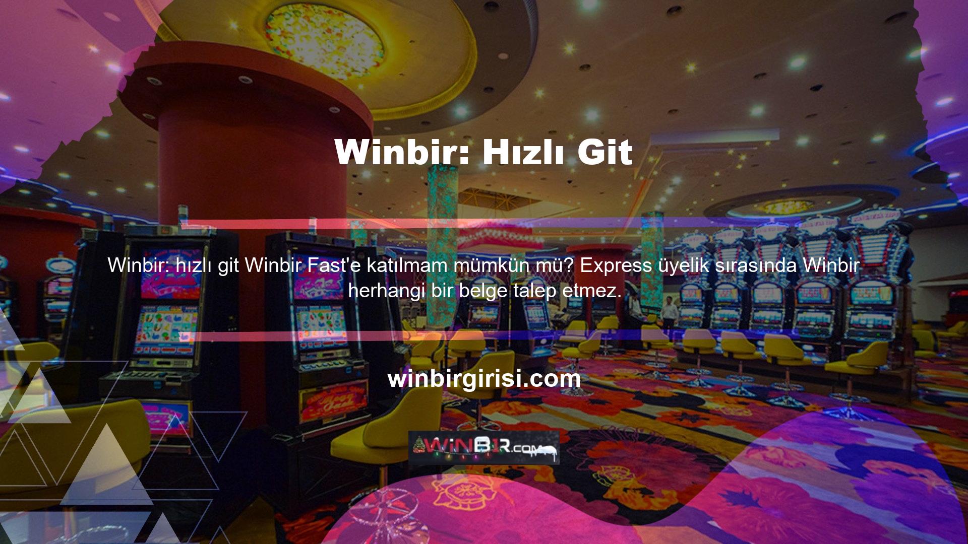 Canlı bahis sitelerine ve casino sitelerine kaydolmak bu Winbir tarafından daha hızlı ve daha kolay bir şekilde kolaylaştırılmaktadır